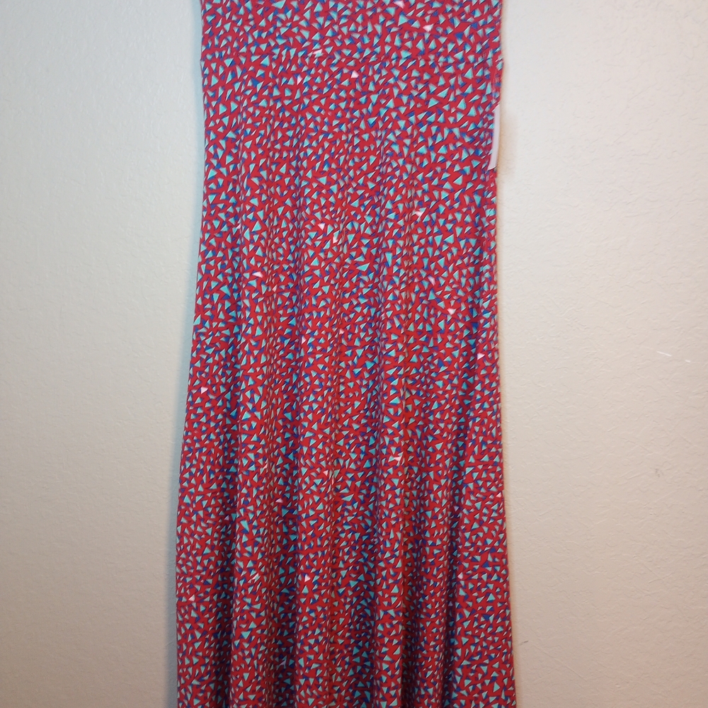 Vibrant Geometric Maxi Dress LulaRoe